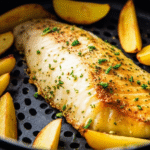 Bacalhau Assado com Batatas com Pele na Airfryer