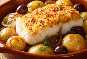Bacalhau com Broa no Forno: Receita Tradicional Portuguesa