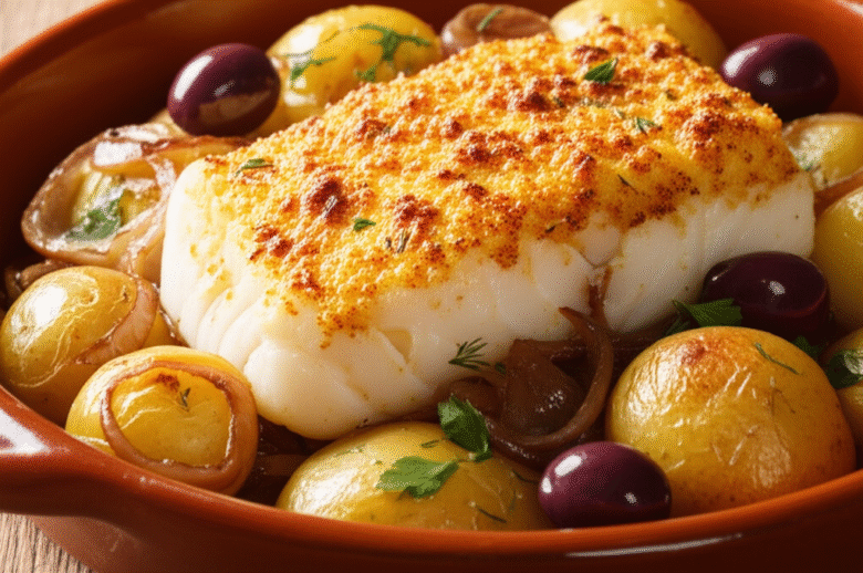 Bacalhau com Broa no Forno: Receita Tradicional Portuguesa