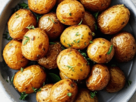 Batata Bolinha ao Murro com Ervas na Airfryer