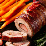 Bife à Rolê com Cenoura e Bacon Crocante na Airfryer