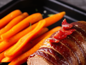Bife à Rolê com Cenoura e Bacon Crocante na Airfryer