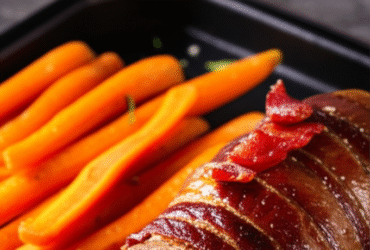 Bife à Rolê com Cenoura e Bacon Crocante na Airfryer