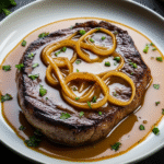 Bife com Molho de Cebola Cremoso: Receita Clássica e Deliciosa