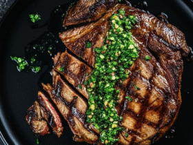 Bife de Chorizo com Chimichurri na Airfryer: Sabor Argentino Prático