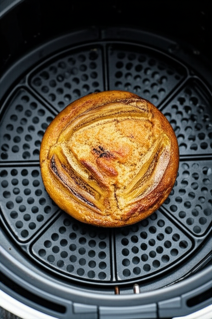Bolinho Fit de Banana na Airfryer