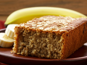 Bolo de Banana com Aveia Delicioso e Saudável