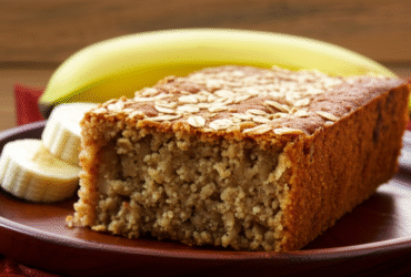 Bolo de Banana com Aveia Delicioso e Saudável