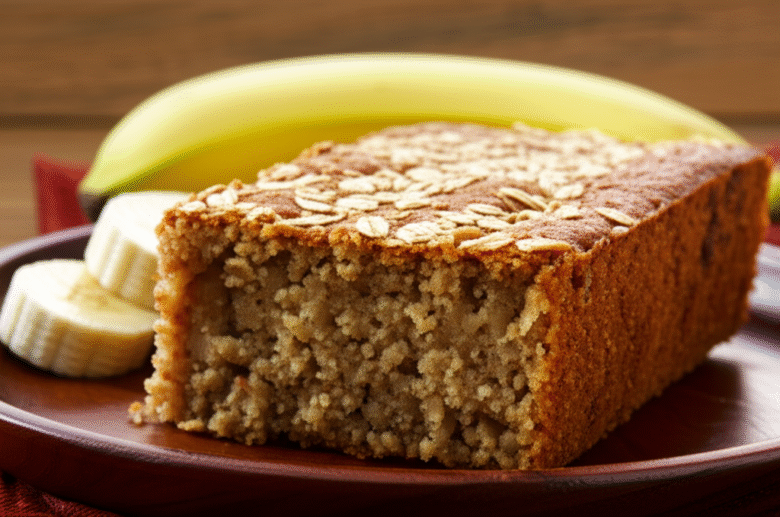 Bolo de Banana com Aveia Delicioso e Saudável