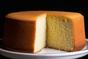 Bolo de Baunilha Fofinho