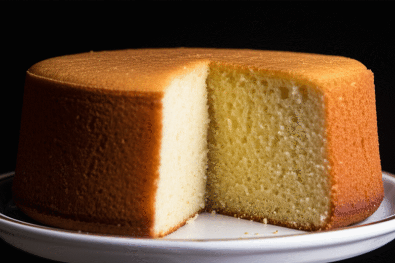 Bolo de Baunilha Fofinho