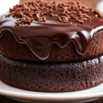 Bolo de Cenoura com Cobertura de Chocolate Cremosa
