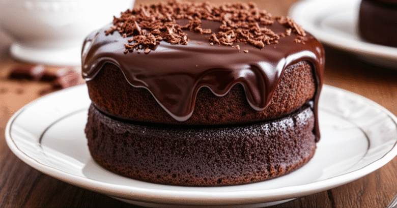 Bolo de Cenoura com Cobertura de Chocolate Cremosa