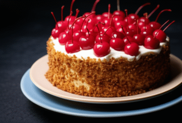 Delicioso Bolo de Cereja Caseiro