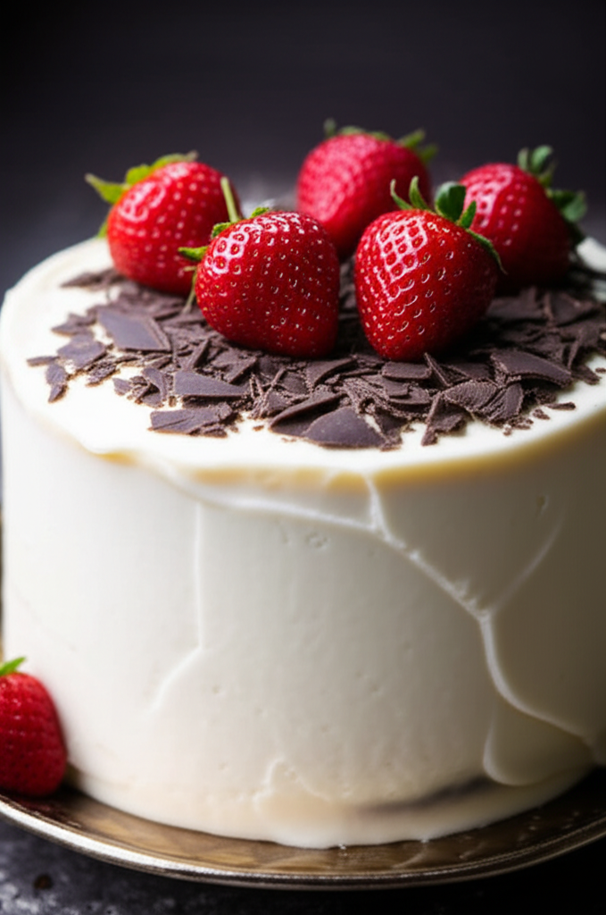Delicioso Bolo de Chocolate Branco Caseiro