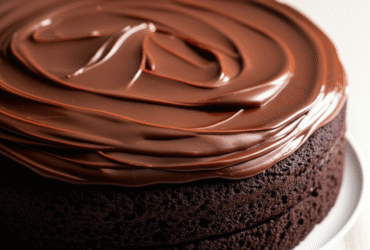 Bolo de Chocolate com Brigadeiro Cremoso