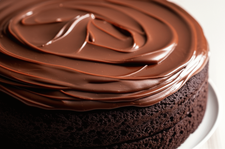 Bolo de Chocolate com Brigadeiro Cremoso