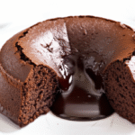 Bolo de Chocolate de Coração Mole na Airfryer