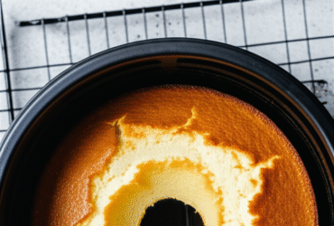 Bolo de Iogurte Simples na Airfryer