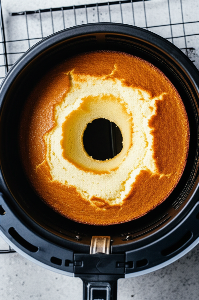 Bolo de Iogurte Simples na Airfryer