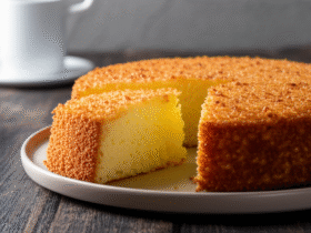 Bolo de Mandioca com Coco Cremoso