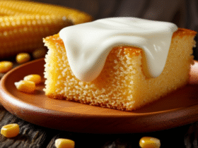 Bolo de Milho com Queijo Cremoso