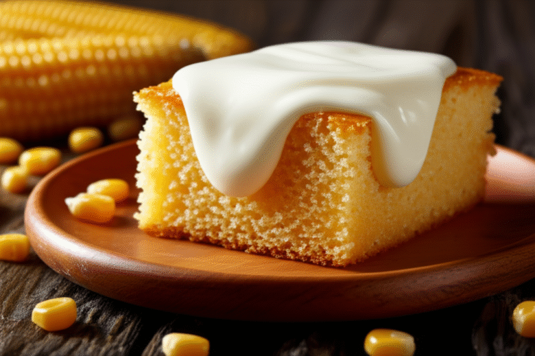 Bolo de Milho com Queijo Cremoso