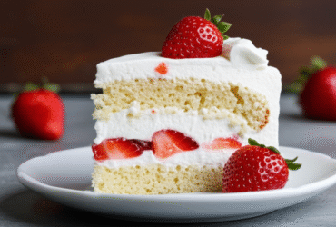 Bolo de Morango com Chantilly Cremoso