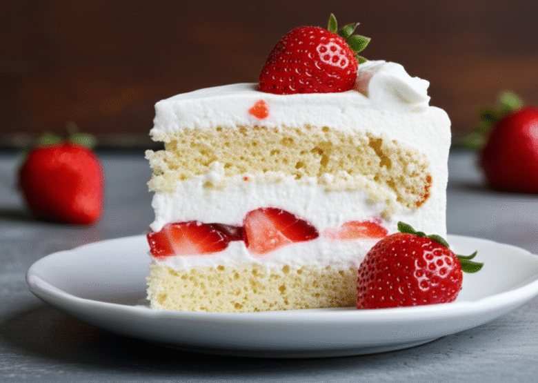 Bolo de Morango com Chantilly Cremoso
