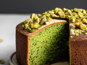 Bolo de Pistache Delicioso e Sofisticado