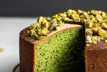 Bolo de Pistache Delicioso e Sofisticado