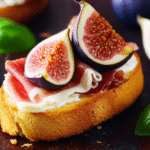 Bruschettas de Figo com Presunto de Parma na Airfryer: Uma Delícia Italiana