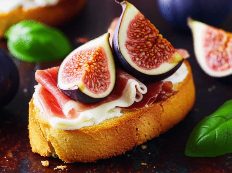 Bruschettas de Figo com Presunto de Parma na Airfryer: Uma Delícia Italiana