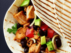 Burrito de Frango Caseiro