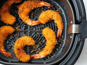 Camarões Empanados no Coco Crocante na Airfryer