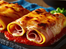 Canelone de Presunto e Queijo Clássico
