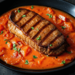 Carne Assada com Molho de Tomate Caseiro