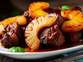 Carne de Porco com Abacaxi: Uma Explosão de Sabores Agridoce