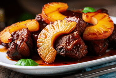 Carne de Porco com Abacaxi: Uma Explosão de Sabores Agridoce