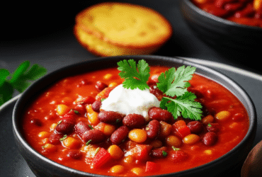 Chili Vegetariano Delicioso e Nutritivo