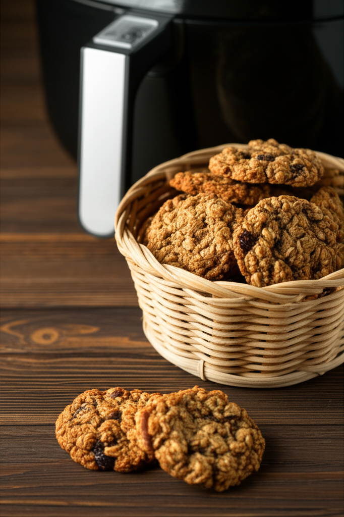 Cookies de Aveia com Passas na Airfryer: Receita Saudável e Rápida