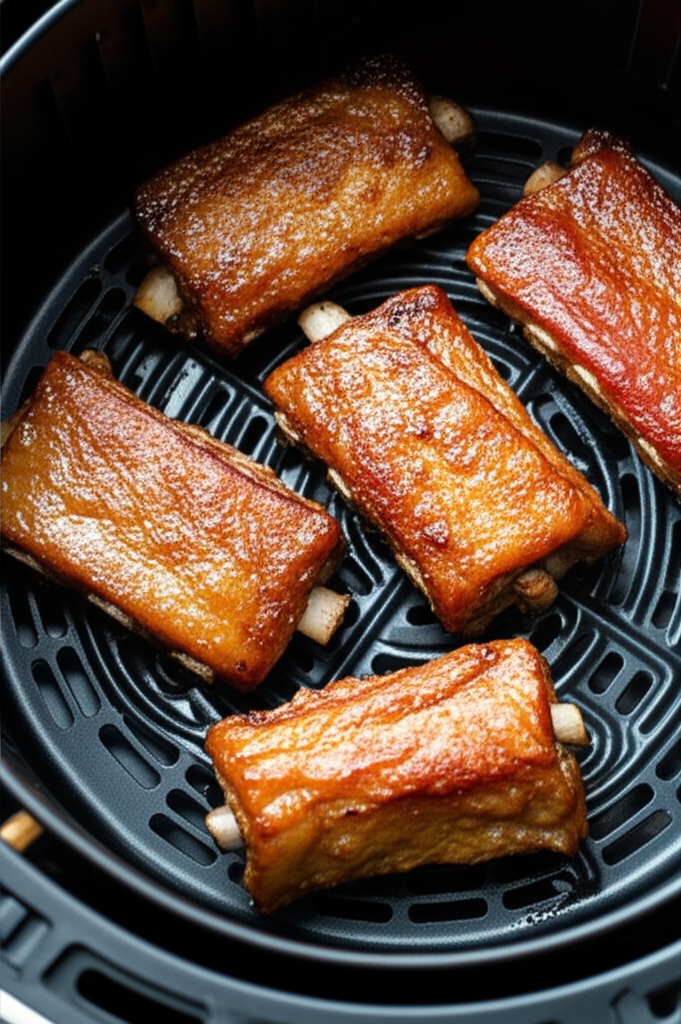 Costela Suína Crocante na Airfryer