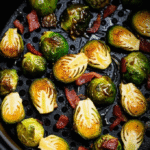 Couve de Bruxelas com Bacon e Mel Crocante na Airfryer