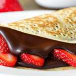 Crepe de Chocolate com Morango: Uma Delícia Irresistível
