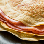 Crepe de Presunto e Queijo Simples e Delicioso
