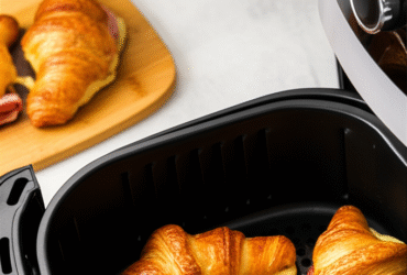 Croissants de Queijo e Fiambre na Airfryer: Receita Fácil e Rápida