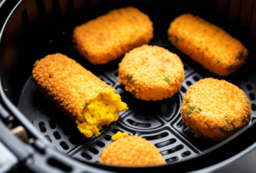 Croquetes de Milho Cremoso na Airfryer