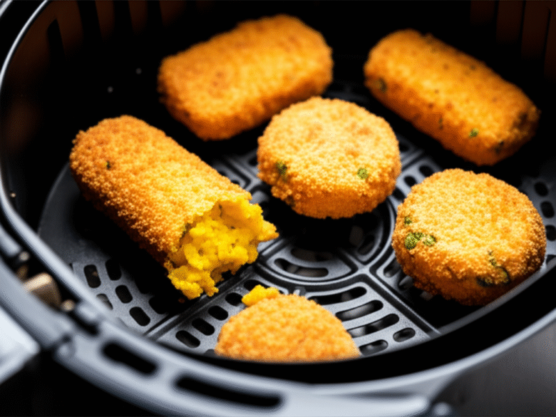 Croquetes de Milho Cremoso na Airfryer