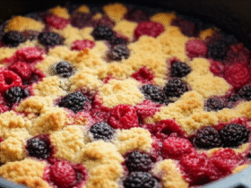Crumble de Frutas Vermelhas na Airfryer: Uma Delícia Crocante e Fácil!