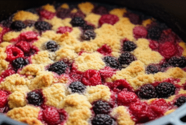 Crumble de Frutas Vermelhas na Airfryer: Uma Delícia Crocante e Fácil!